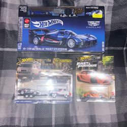 Hot Wheels Cadillac Project Gtp Hyper Car With T Mclaren And 21 Toyota Supra