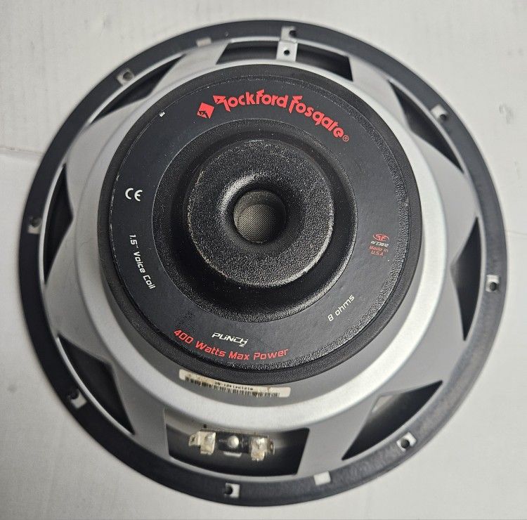 Genuine Rockford Fosgate Punch Z 12 Inch Sub Woofer 400 Watt 8ohm