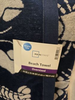 MAINSTAYS BEACH TOWELS 36" X 72" NEW WITH TAGS $7 EACH OR 2 FOR $10