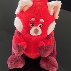Turning Red Mei Panda Plush Backpack Bag Disney Pixar 