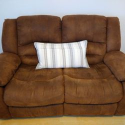 Microfiber Recliner Couch