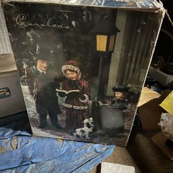 32” Outdoor Christmas Carolers Decorations 