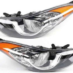11-13 Hyundai Elantra Halogen Headlight Assembly