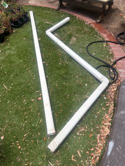 White plastic rain gutters