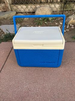 Vintage Coleman flip top lid cooler