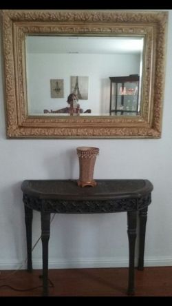 Large Gold vintage mirror