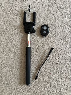 Monopod Selfie Stick with Bluetooth Remote
