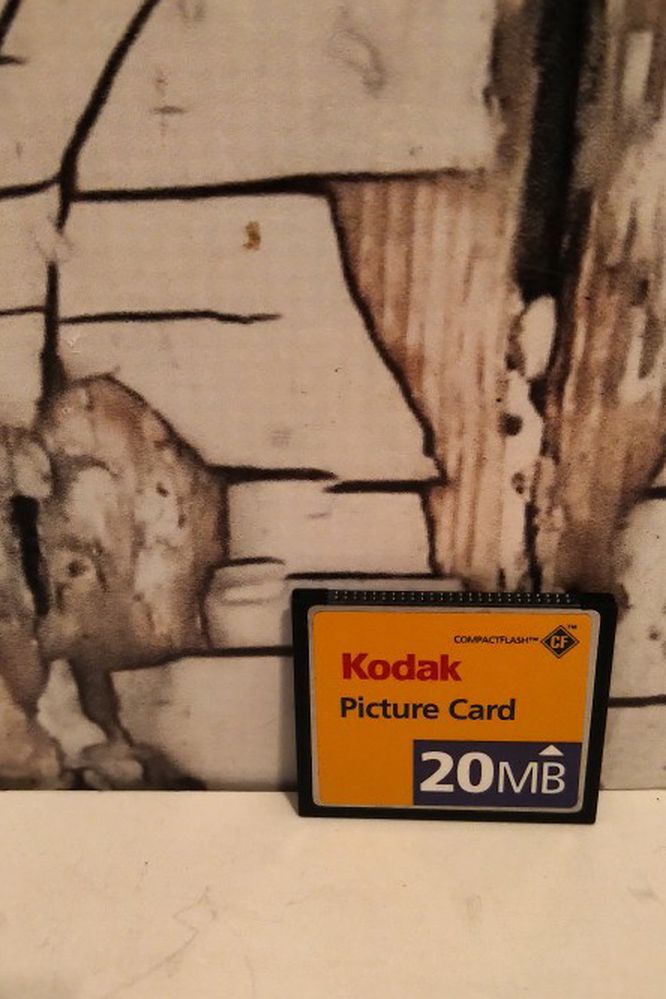 Kodak 20MB Picture Card CompactFlash CF Digital Camera Memory Card