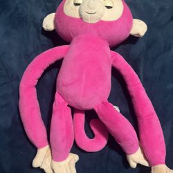  FIN GERLING / Pink /  Plush Inter active Monkey / Talk / New