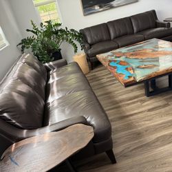 Italian Genuine Leather Sofa