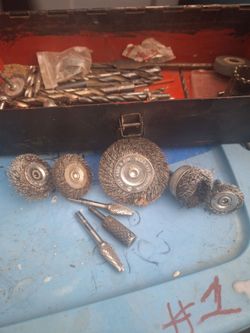 Wire brushes,cutting blades,drill bits