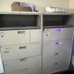 2 Large Filing Cabinets
