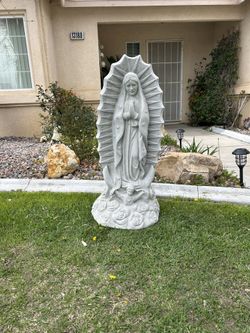 New Virgin Mary Made Out Of Cement 