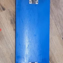 Blue Deck Skateboard Used