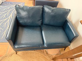 Loveseat and chair