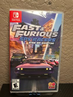 Hey, it’s never been used I’m asking$25for Fast & Furious: Spy Racers Rise of SH1FT3R, the game for the Nintendo switch it’s brand new