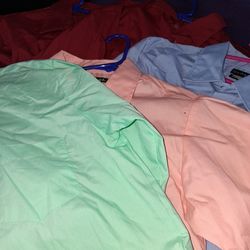 5 boys Dress Shirts Size XXL