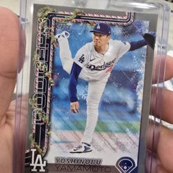 Yamamoto Silver Glitter Holiday CARD