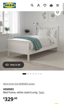 Twin ikea bed frame, twin mattress ( mattress is almost brand new)