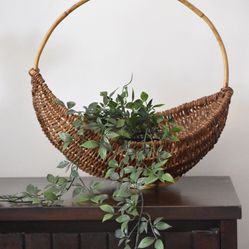 Basket Wicker And Bamboo 
