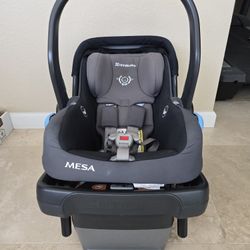 UPPAbaby Mesa V2 Infant Car Seat/Easy Installation/Innovative SmartSecure Technology/Base + Robust Infant Insert Included