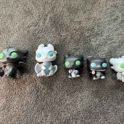 Funko Pop Night Fury Family