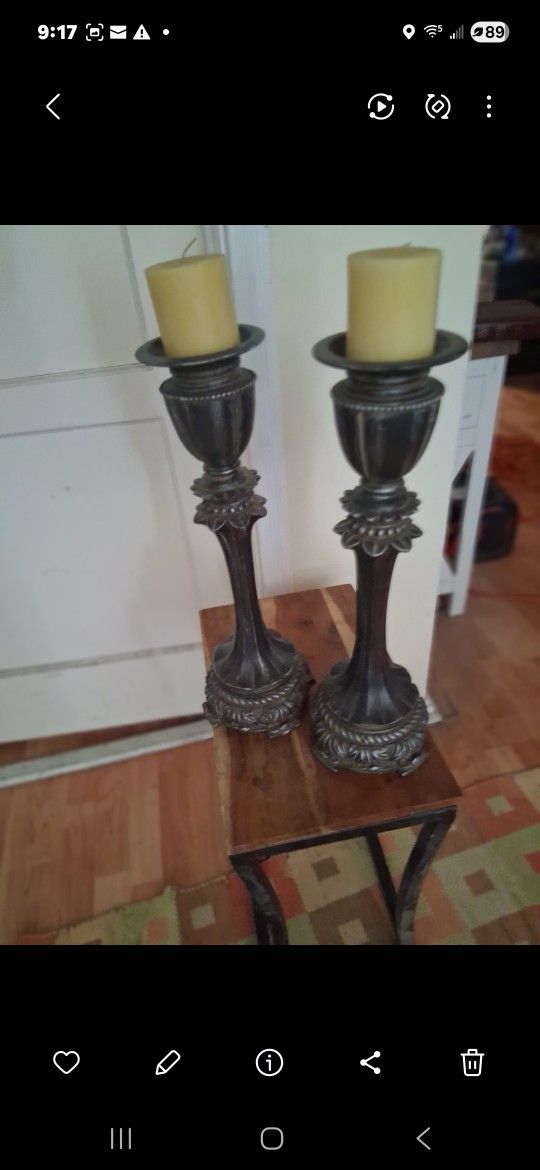 2 Candle Holders