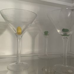 Set 3 Artists Martine Glasses 