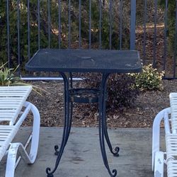 Metal Cocktail Table 