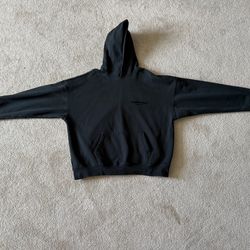 Black Essentials Hoodie XL