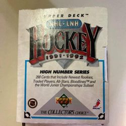 1991-1992 Upper Deck NHL Trading Card Set