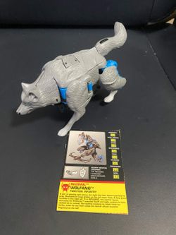 Vintage Beast Wars Wolfang Deluxe Class (1996) - 100% Complete Figure with Card