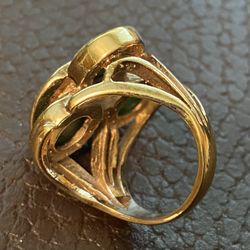 Ring gold Plated Size 6,5-7