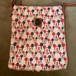 Disney Dooney and Burke Crossbody Bag With Mickey Embellishments
