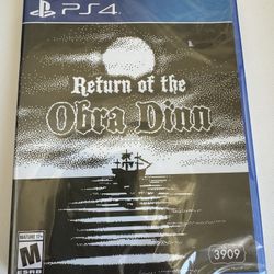 RETURN OF THE OBRA DINN PS4 Limited Run Games LRG #355 New Sealed IN HAND