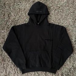 Fear of God Essentials Black Hoodie Size Large – New