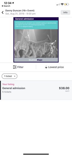 Danny Duncan Tickets