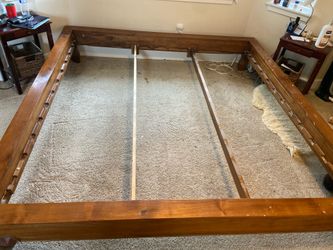 King size bed frame