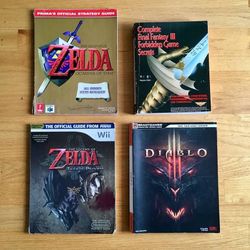 Lot of 4 Nintendo Video Game Strategy Guides