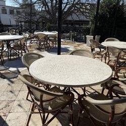 Commercial Restaurant Patio Furniture – Tables & Chairs – BULK SET