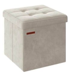 15 Inches Ottoman with Storage, Foot Rest, 661.4 lb Load Capacity