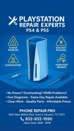 PlayStation Repair – PS4 & PS5