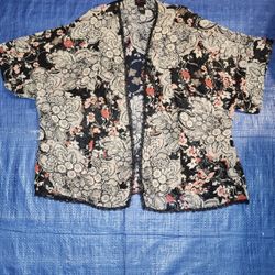 Torrid 3XL Sheer Cardigan Throw