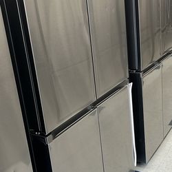💥Great Deal💥 Bespoke 23 cu. ft. Counter Depth 4-Door Flex™ Refrigerator with Beverage Center