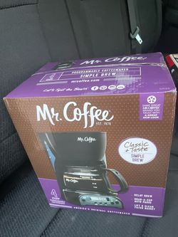Mr coffee 4 cup programmable coffee maker