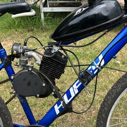 Huffy Bike With 100cc 2 Stroke Motor 
