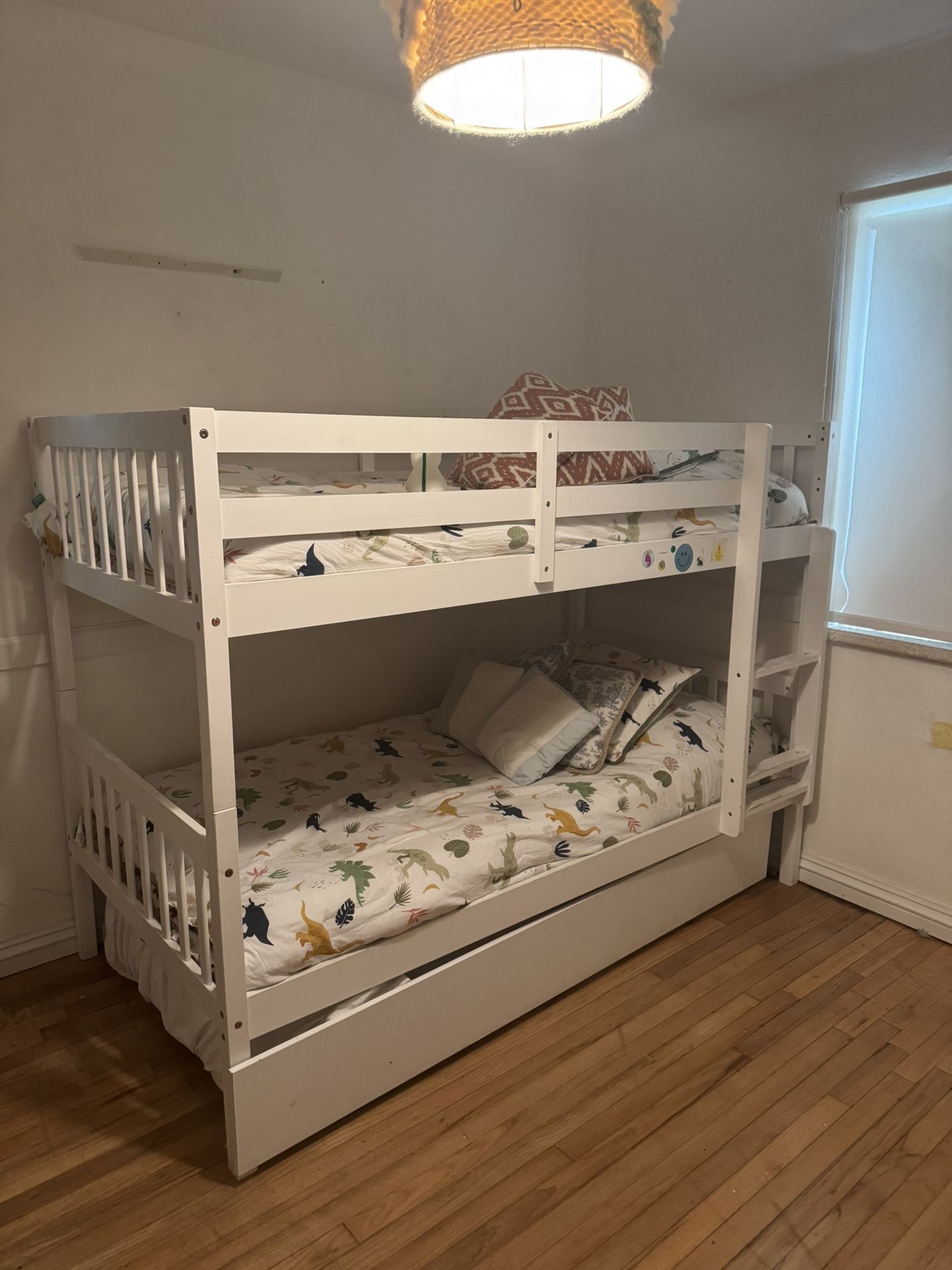 Bunk Bed, With Trundle Bed, For Kids 