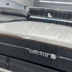 CALIFORNIA KING SIZE NECTAR COPPER PREMIER MATTRESS & BOX SPRINGS BED SET
