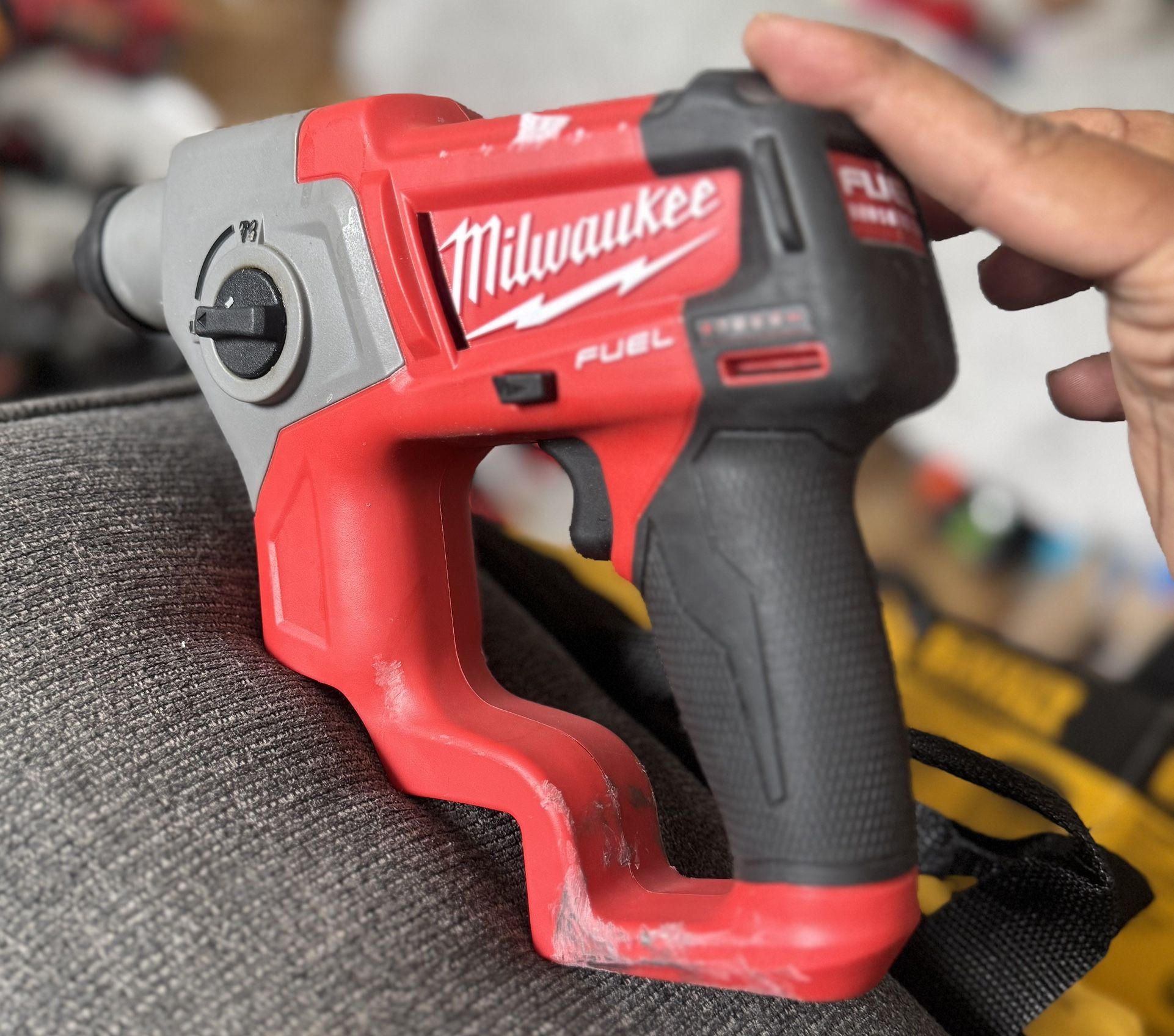 Milwaukee M12 FUEL 12V Lithium-Ion Brushless Cordless 5/8 in. SDS-Plus Rotary Hammer Drill (Tool-Only