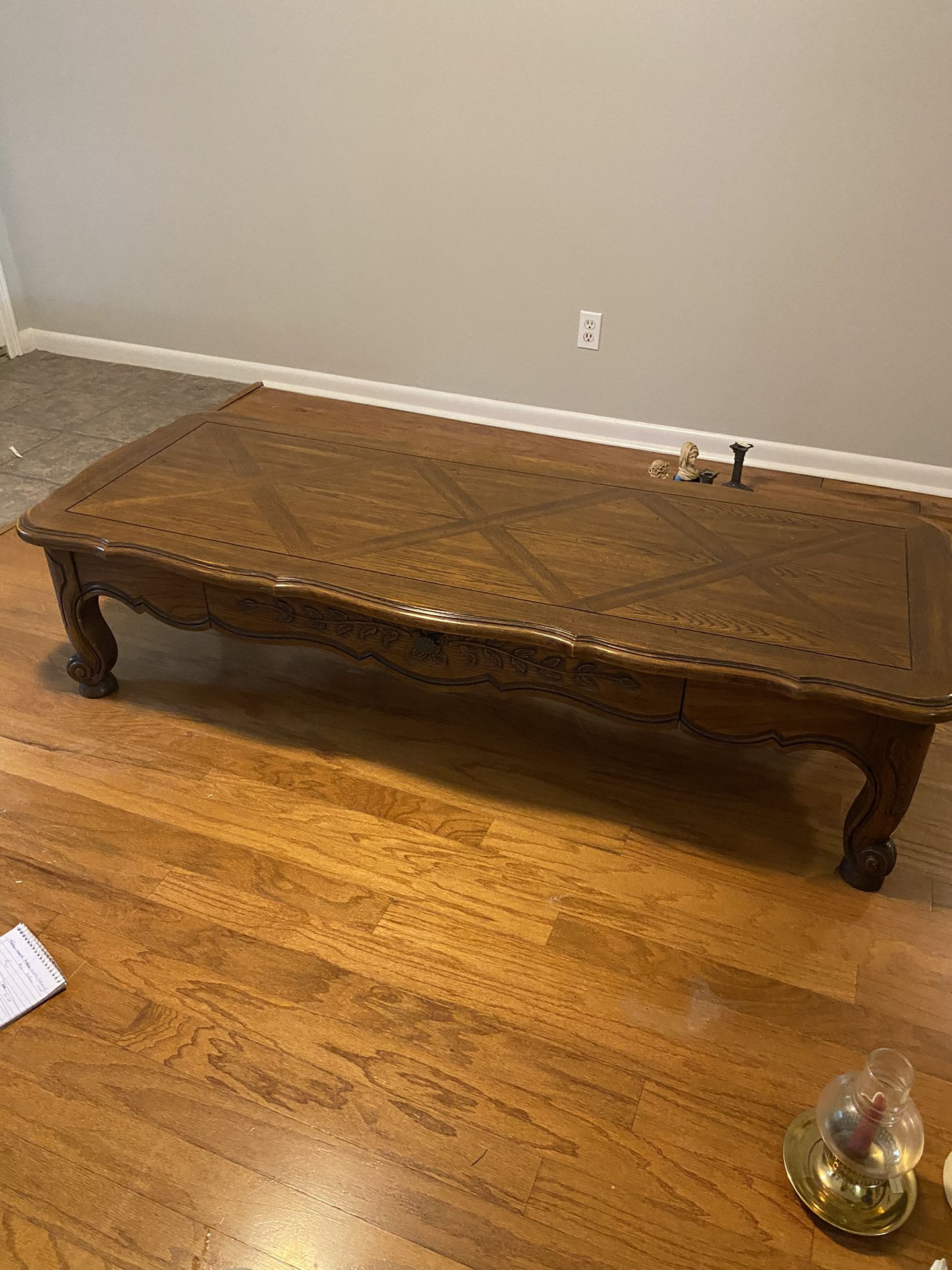 Heavy Real Wood Coffee Table